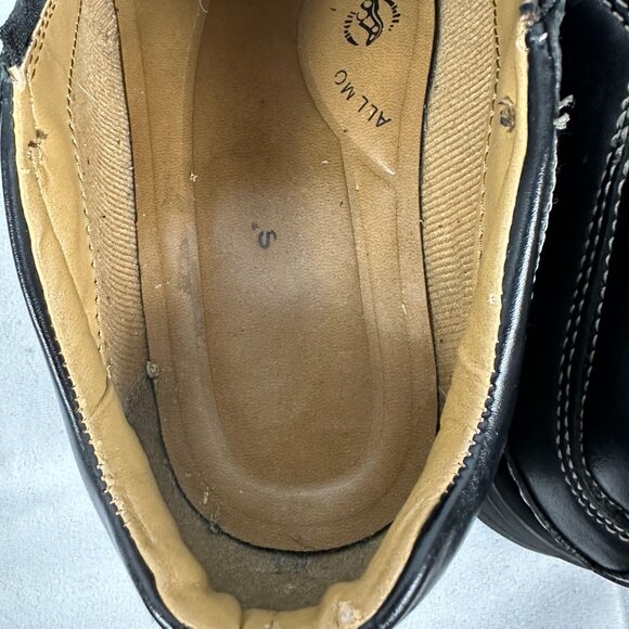 Dockers Mens 11M Black Leather Slip On Shoes Comfort Loafers All Motion - Picture 8 of 9